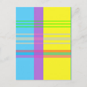 Easter Plaid Holiday Postcard
