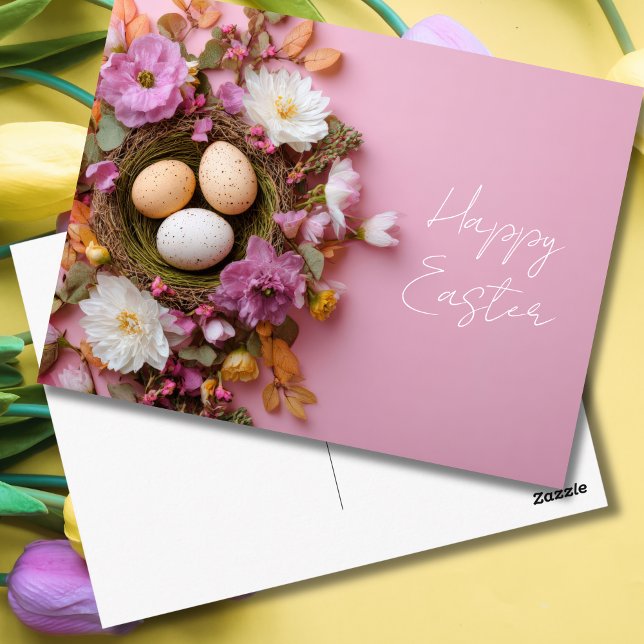 Easter Postcard with Easter Eggs (Creator Uploaded)