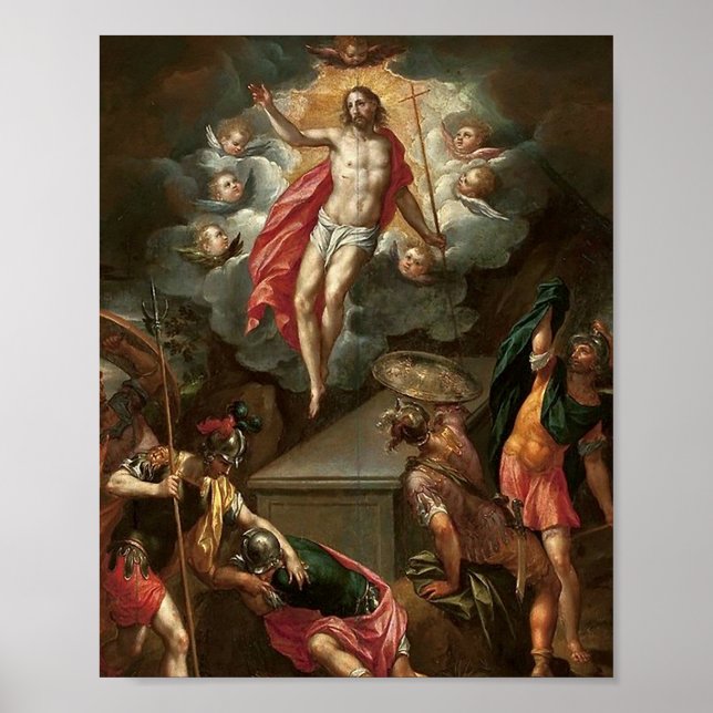 Easter Poster The Resurrection Of Jesus (Front)