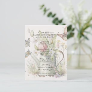 Easter Potluck Brunch Easter Egg Hunt Invitation