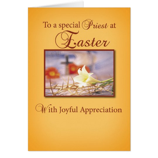 Easter Priest Appreciation Card