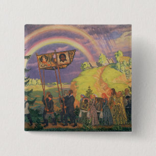 Easter Procession, 1915 15 Cm Square Badge