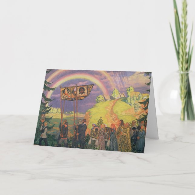 Easter Procession, 1915 Holiday Card (Front)