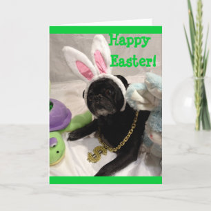 Easter Pug Card