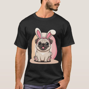 Easter Puggy Bunny T-Shirt
