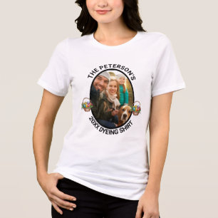 Easter Pun Custom 2025 Family Photo Dyeing Shirt