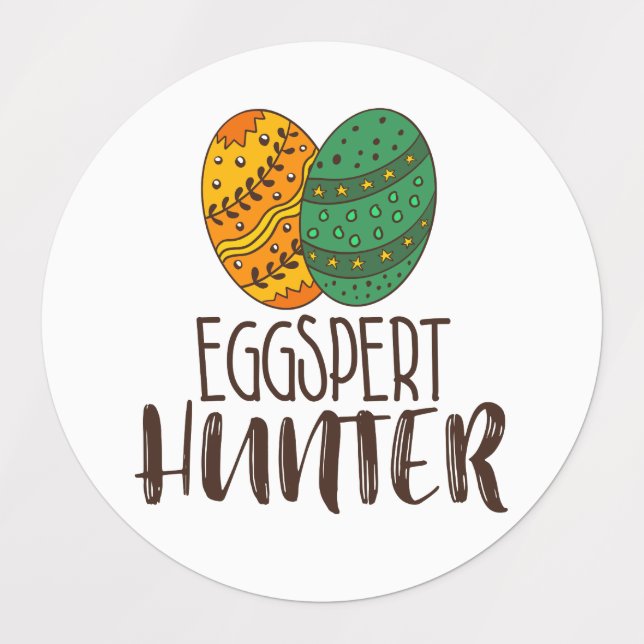 Easter Pun Eggspert Hunter Humour Funny Cute Quote (Design 1)