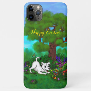 Easter - Puppy Capo and Butterfly iPhone 11 Pro Max Case