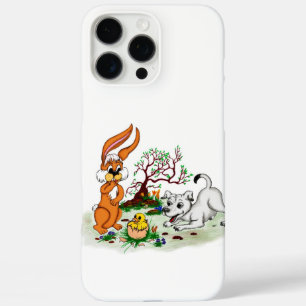Easter - Puppy Capo Rabbit and Chick iPhone 16 Pro Max Case