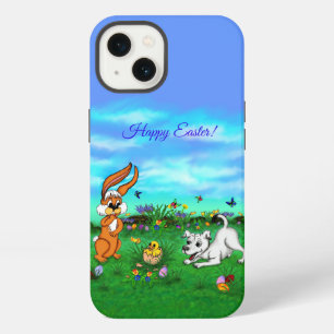 Easter - Puppy Capo Rabbit and Chick iPhone 13 Case