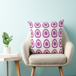 Easter Purple Easter Eggs Easter Cushion