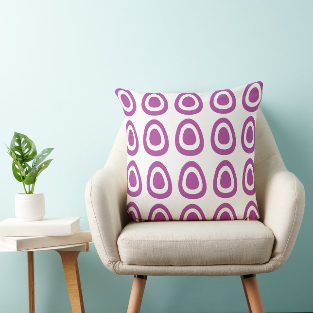 Easter Purple Easter Eggs Easter Cushion (Chair)