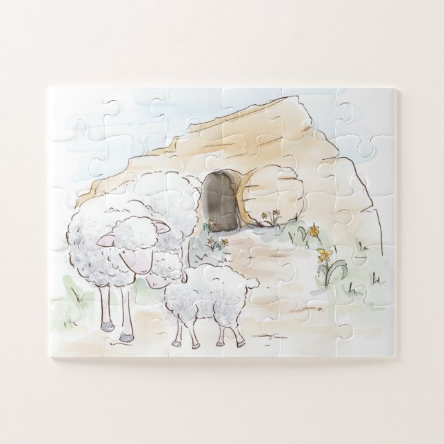 Easter Puzzle Empty Tomb (Horizontal)