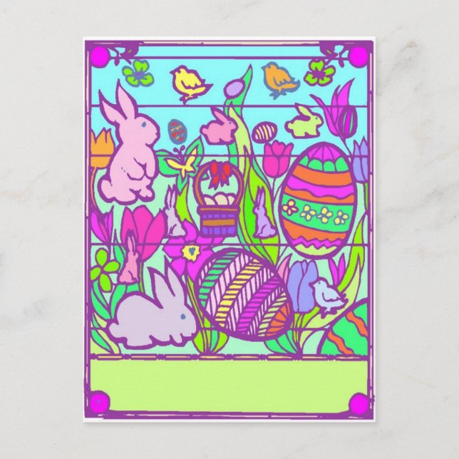 Easter Puzzle - Postcard (Front)