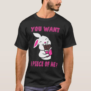 Easter Pyjamas Funny Teens Sayings Chocolate Bunny T-Shirt
