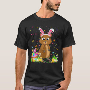 Easter Quokka Bunny Egg Hunting Quokka Easter Sund T-Shirt