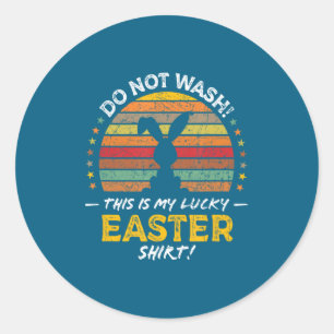 Easter Quote Classic Round Sticker