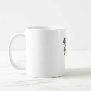 Easter Rabbit Autism Awareness Puzzle Piece Autist Coffee Mug
