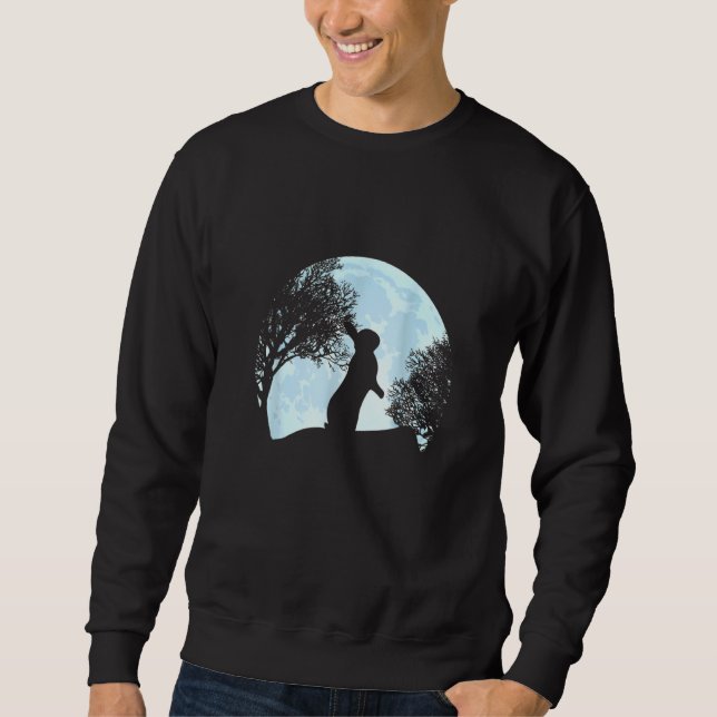 Easter Rabbit Blue Moon Sweatshirt (Front)
