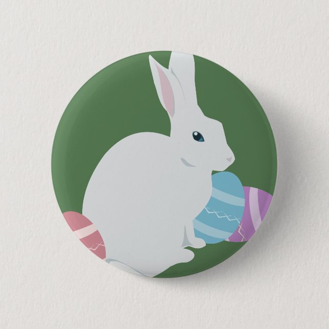 Easter Rabbit Button (Front)