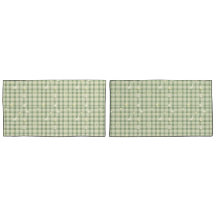 Easter Rabbit Chicken Green Plaid Pattern
