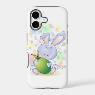 Easter Rabbit Egg and Flowers iPhone 5 Case