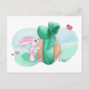 Easter Rabbit - For You! Holiday Postcard
