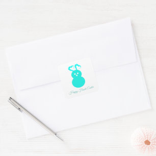 Easter Rabbit Heart Sticker