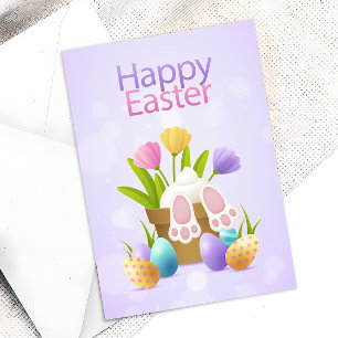 Easter Rabbit Holiday Card