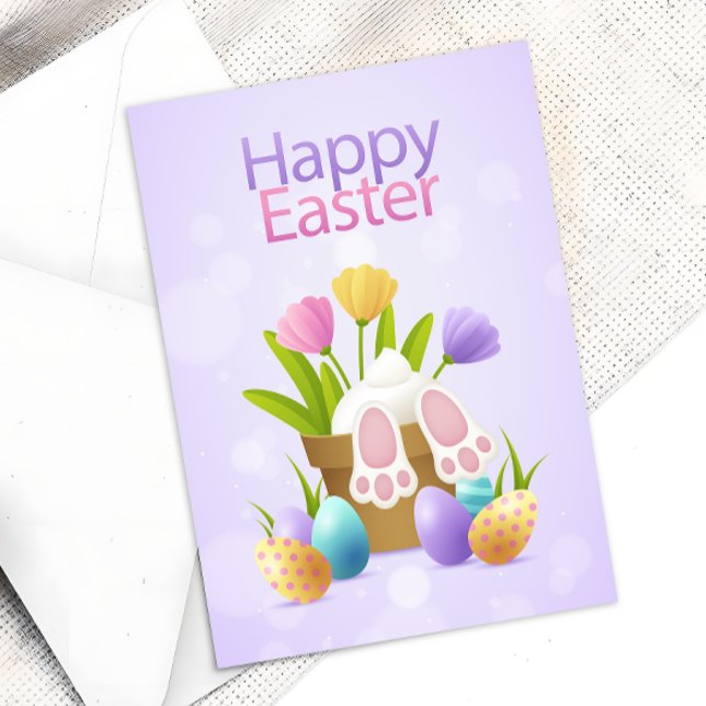 Easter Rabbit Holiday Card (Creator Uploaded)
