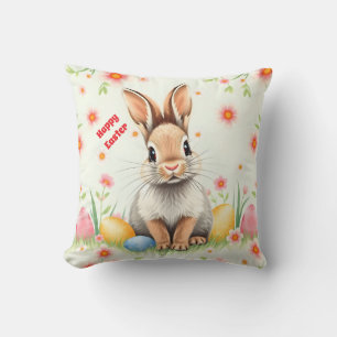 Easter Rabbit Holiday Modern Collection Cushion