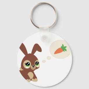 easter rabbit key ring