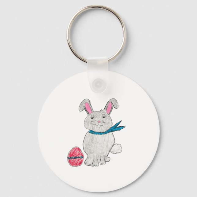Easter Rabbit Key Ring (Front)