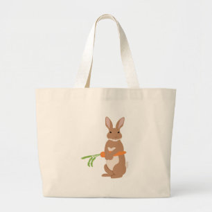 Easter Rabbit Large Tote Bag