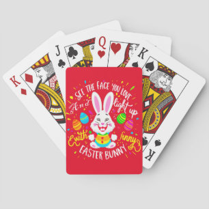 Easter Rabbit Lover Gifts Playing Cards