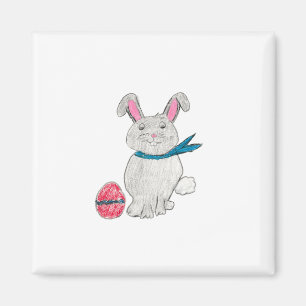 Easter Rabbit Magnet
