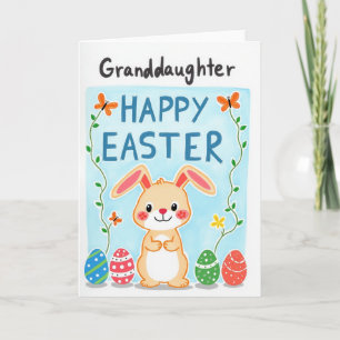 Easter Rabbit Polka Dot Card