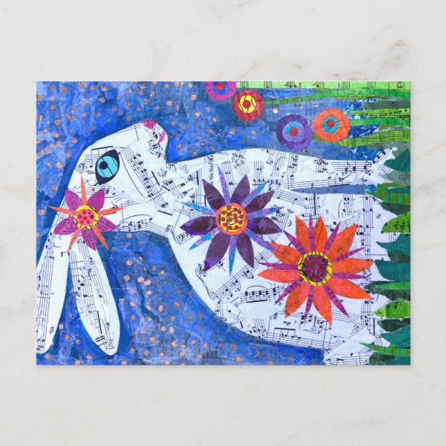 Easter Rabbit Postcard (Front)
