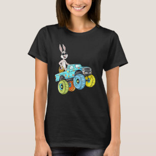 Easter Rabbit Riding Monster Truck Boys Girls Tod T-Shirt