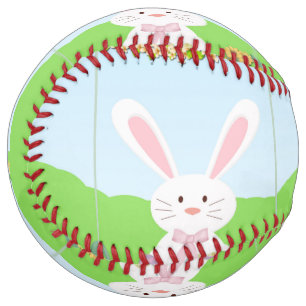 Easter rabbit softball