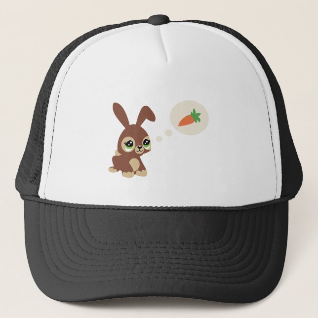 easter rabbit trucker hat (Front)