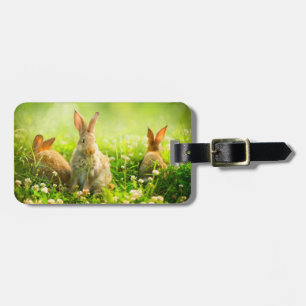 Easter Rabbits Luggage Tag