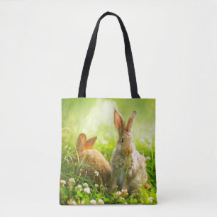 Easter Rabbits Tote Bag