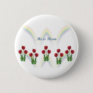 Easter Rainbow 6 Cm Round Badge