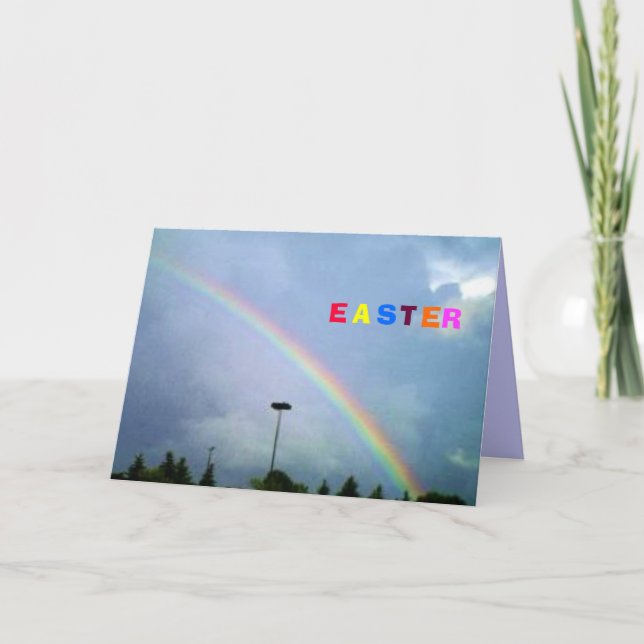 EASTER RAINBOW card (Front)