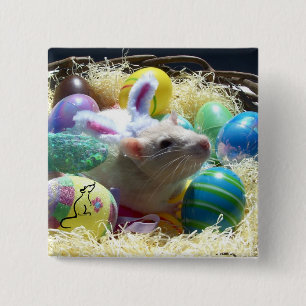 Easter Rat pin