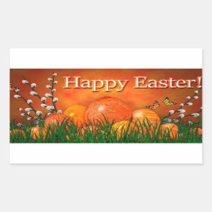 Easter Rectangular Sticker