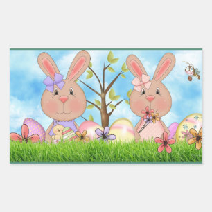 Easter Rectangular Sticker