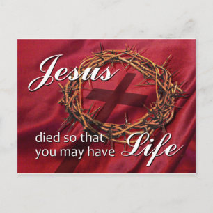 Easter Religious Holiday Postcard