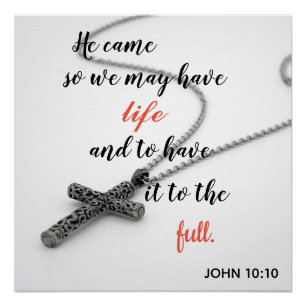 Easter, Religious Quote. Poster